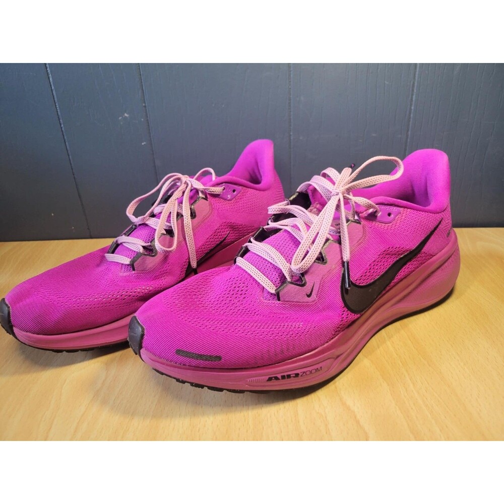 Nike Pegasus 41 Men's Road Running Shoes (FD2722-500, Violet/Black) Size 12